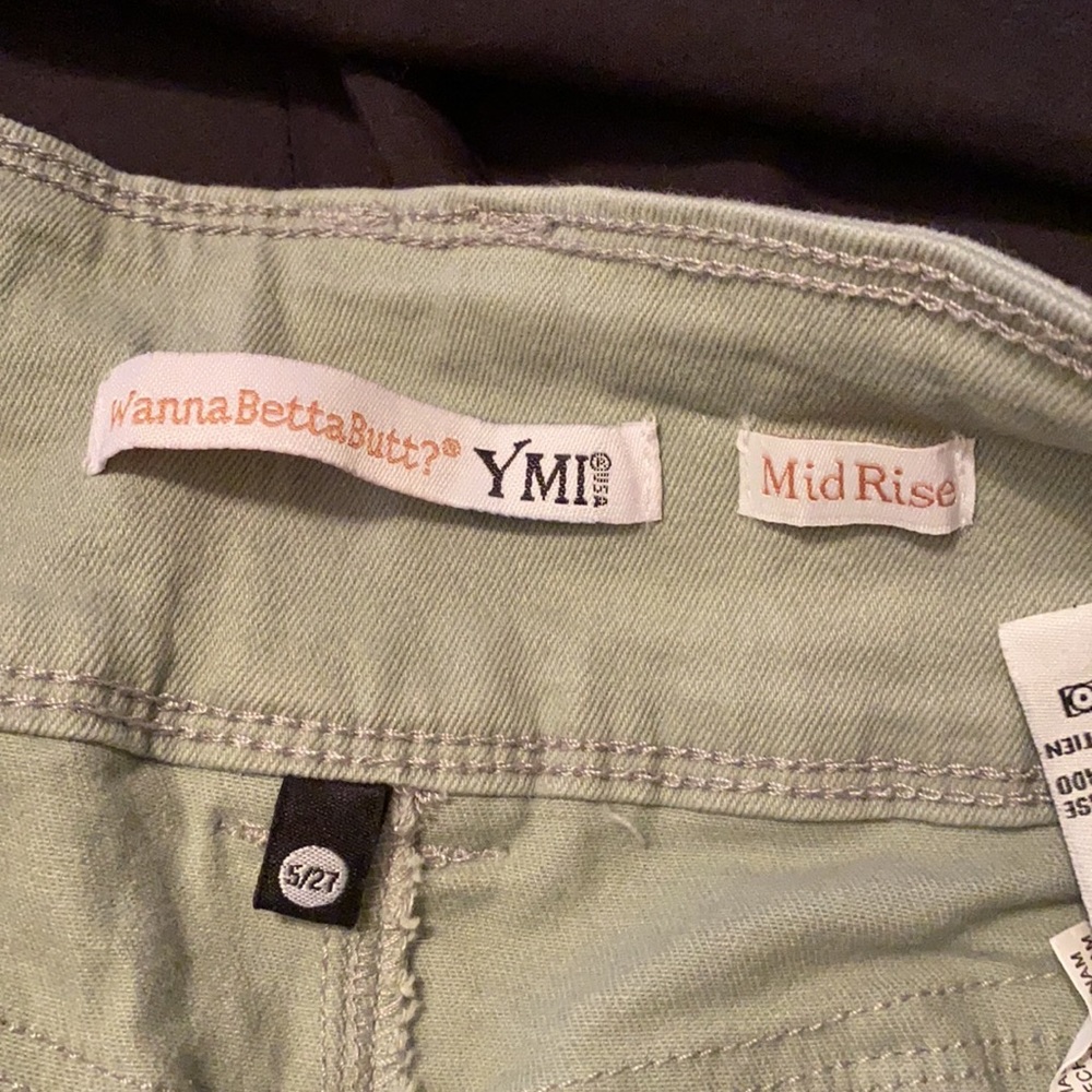 Wanna betta butt YMI | Mid-rise | size: 5 | color:light green - Picture 7 of 7